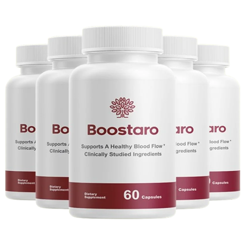 Boostaro Natural Men's Wellness Formula — 6 Bottle / 180 Day Pack
